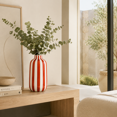 Vase rouge