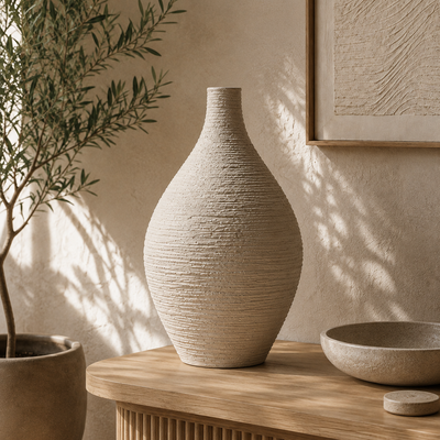 Vase beige