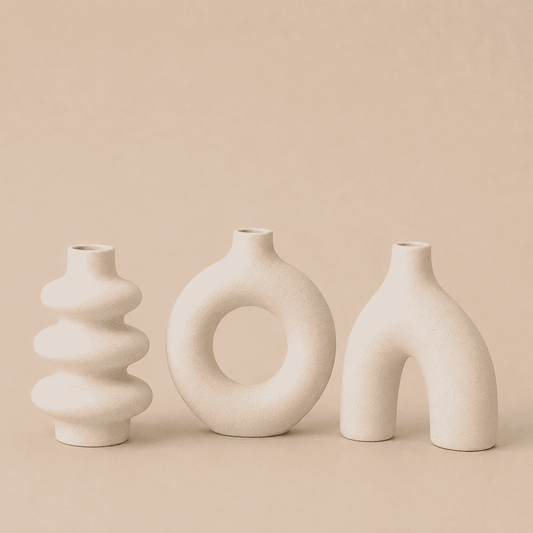 Set Vases Céramique Bohème Arche